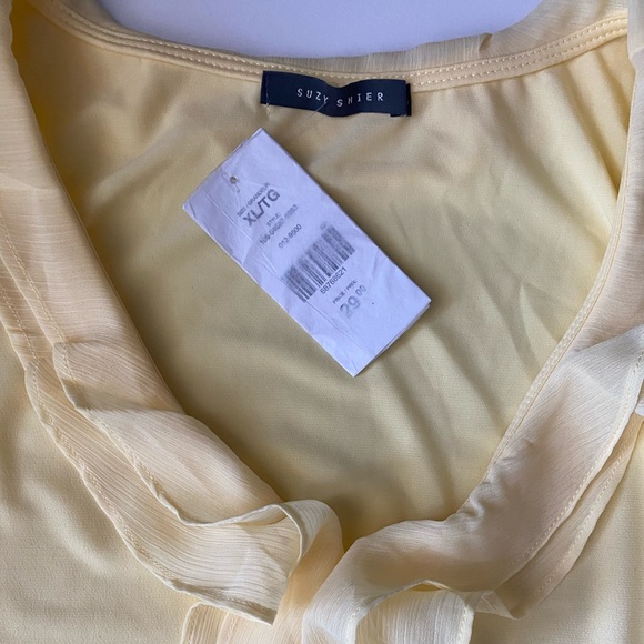 Yellow Suzy Shier Blouse - Picture 3 of 3